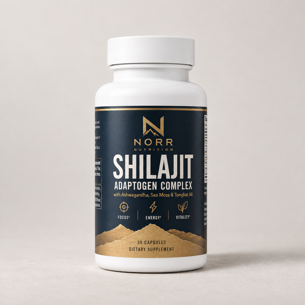 One bottle of Norr Shilajit Adaptogen Complex, 30 capsules
